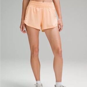 Lululemon Track That High Rise Lined Short 3”